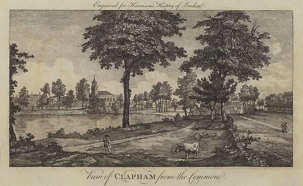 View of Clapham from the Common (engraving)