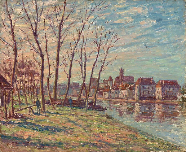 View of Moret, 1889 (oil on canvas)