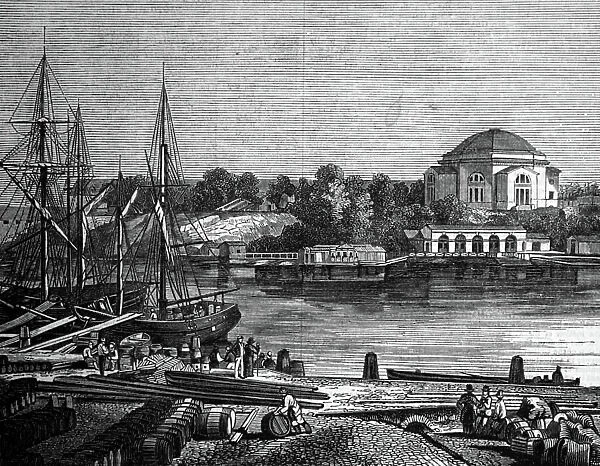 A view of Stockholm, 1850