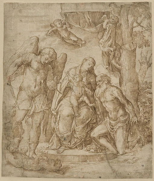 The Virgin and Child with Saints Michael and Jerome, c. 1520-25