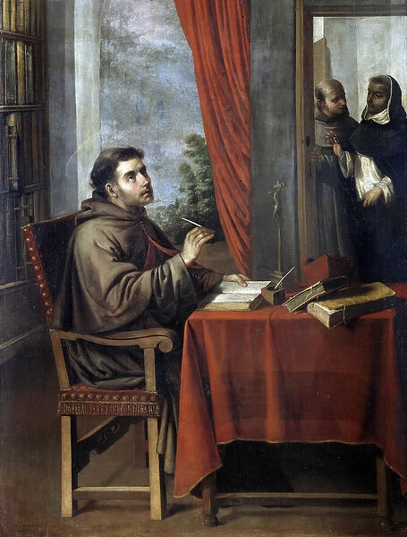 Visit of the Italian theologian and philosopher Saint Thomas Aquinas (Tommaso d