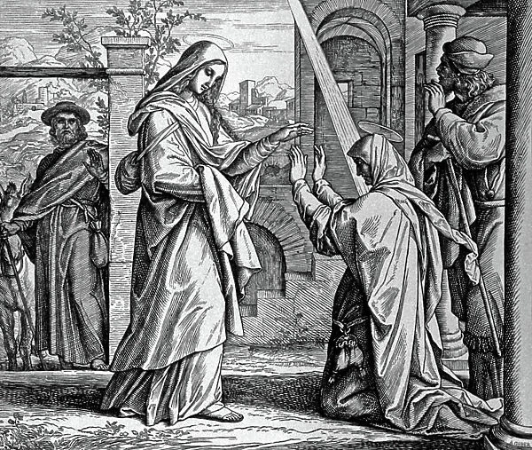 Visitation of Mary, 1860 (engraving)