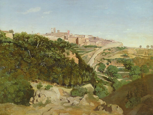 Volterra, 1834 (oil on canvas)