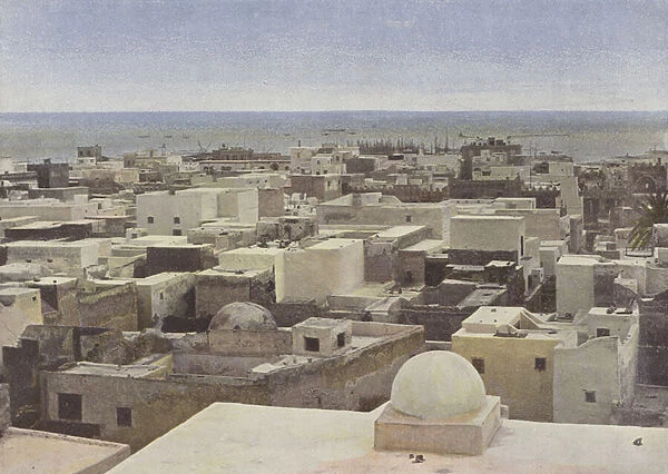 Vue De La Ville De Sfax (colour photo)