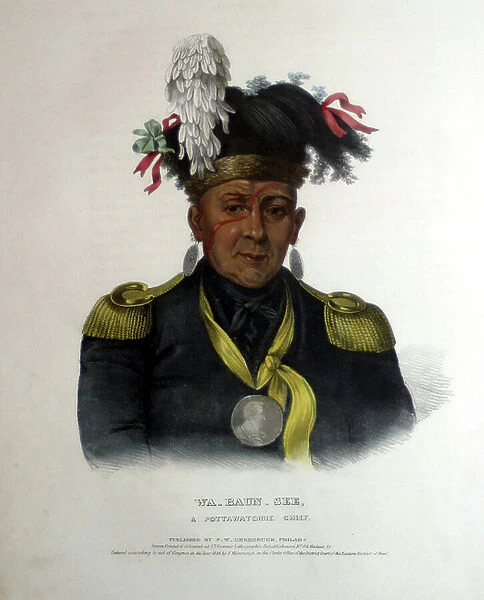 Wa Baun See a Pottawatomie Chief 1838