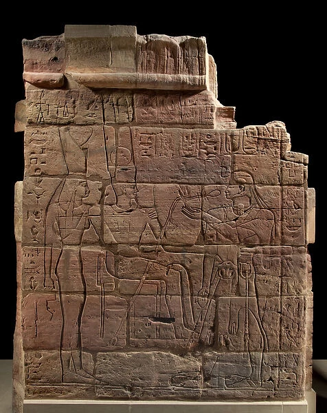 Wall of Aspelta, c. 680 BC (sandstone)