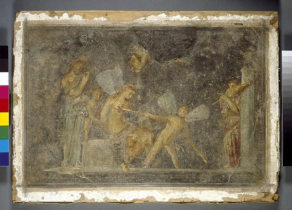 Wall painting, Pompeii, Roman, 1st century (fresco)