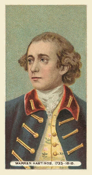 Warren Hastings, 1733-1818 (chromolitho)