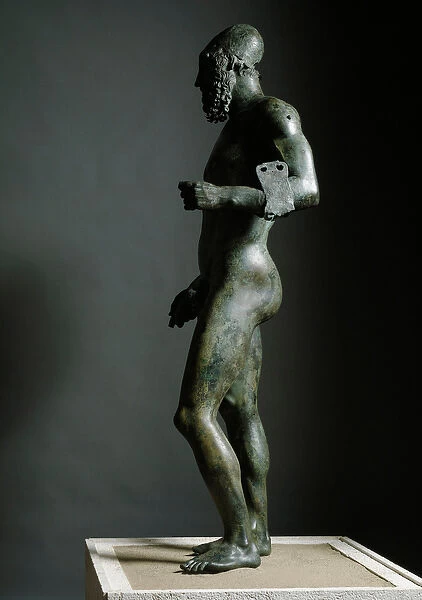 Warrior or athlete, called Bronze of Riace (statue B). 460 BC (sculpture)