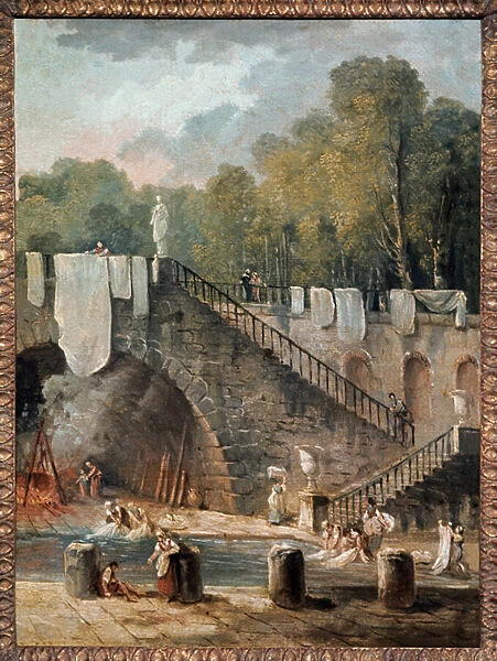 The wash. 18th century (oil on canvas)