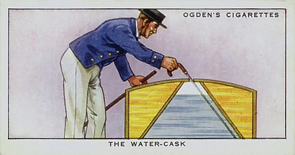 The Water-Cask (colour litho)