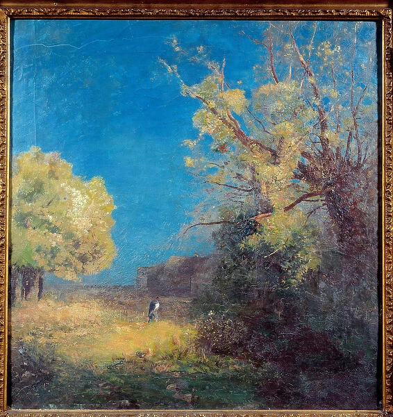 The way has peyrelebade. Painting by Odilon Redon (1840-1916), 19th century