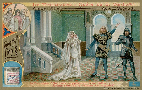 The Wedding of Leonora and Manrico (chromolitho)