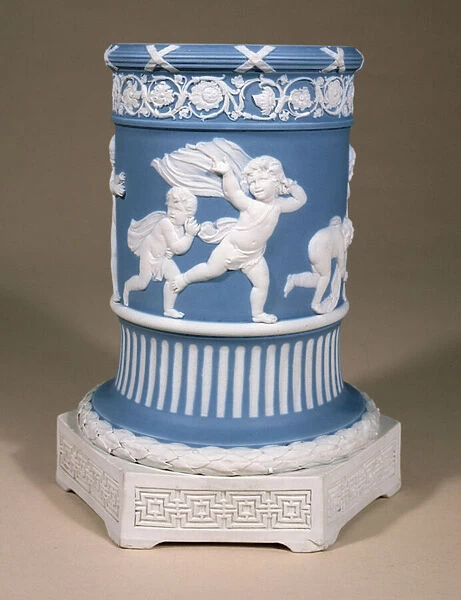 Wedgwood vase, c. 1780 (jasperware)