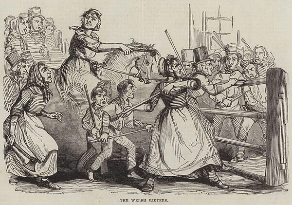 The Welsh Rioters (engraving)