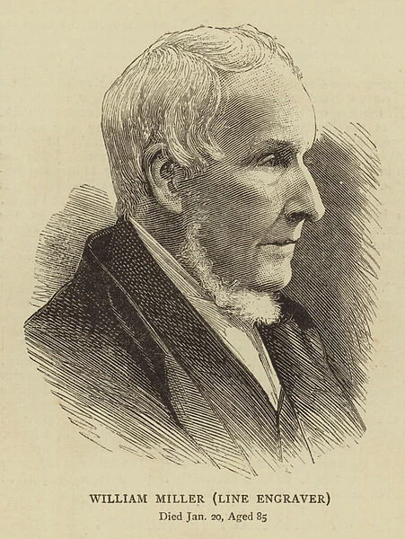 William Miller, Line Engraver (engraving)