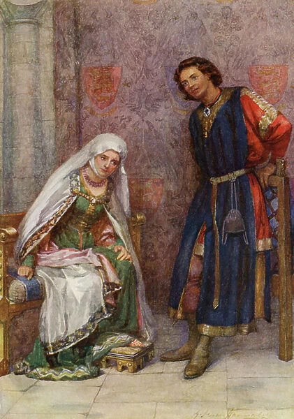 William Shakespeare's play: King John (colour litho)