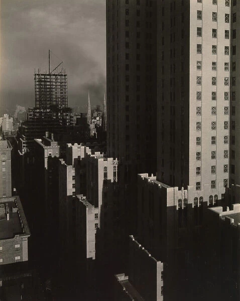 From My Window at the Shelton, West, 1931 (gelatin silver print)
