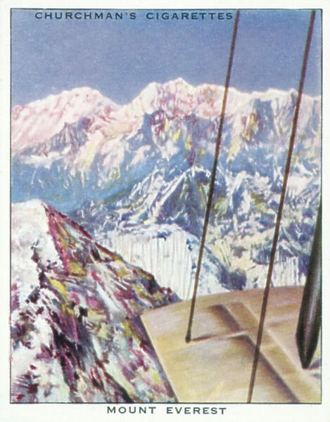 Wings Over The Empire: Mount Everest (colour litho)