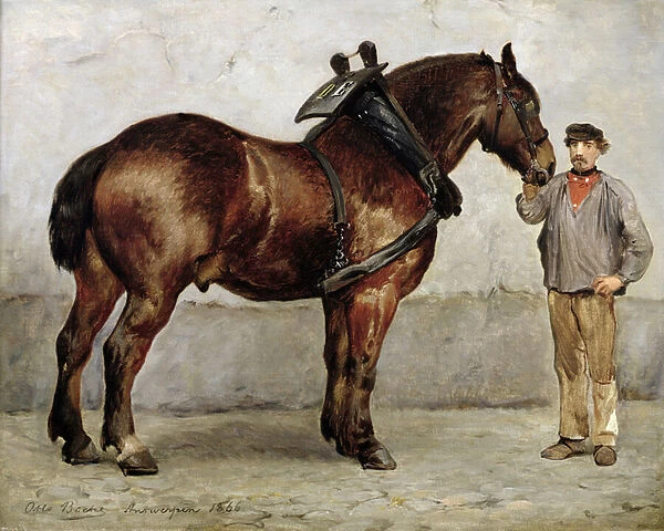 The Work Horse, 1866 (oil on canvas)