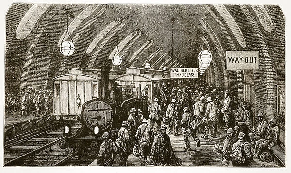 The workmens train, from London, a Pilgrimage