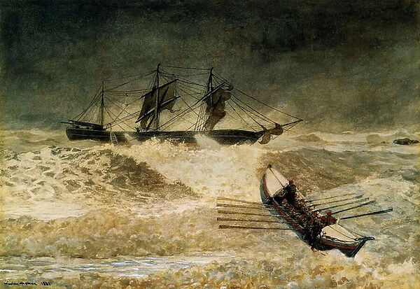 The Wreck of the Iron Cloud, 1881 (w  /  c on paper)