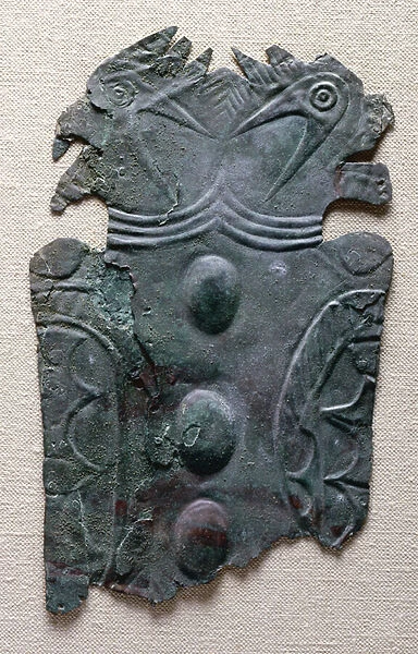 Wulfing plate, Missouri, 1200-1400 (copper)