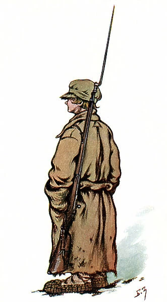 Young soldier of the Red Armee, 1922-23 (illustration)