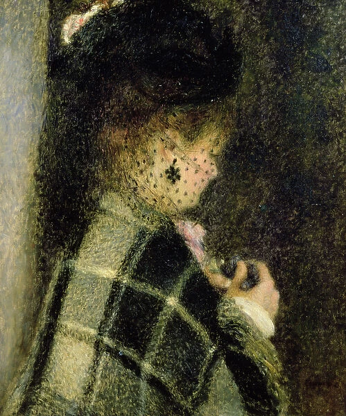 Young Woman with a Small Veil, c. 1875 (oil on canvas)