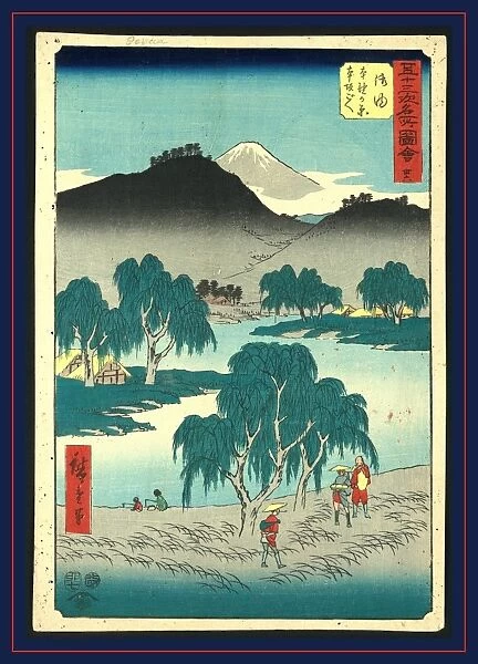 1797-1858 1855 24. 7 36 36th Ando Fuji Goyu Hiroshige