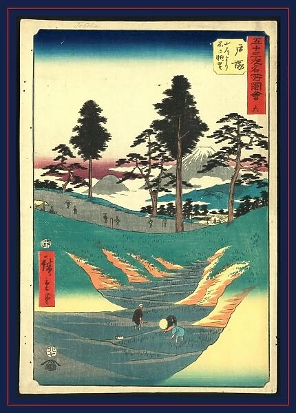 1797-1858 1855 24. 7 36 6th Ando Fuji Hiroshige