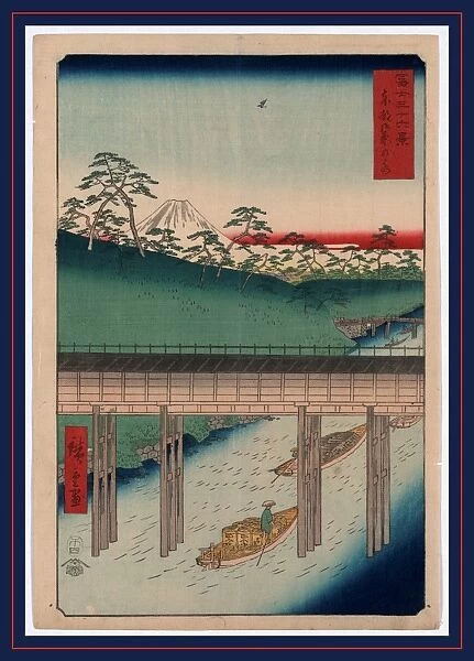 1797-1858 1858. 24. 5 35. 9 Ando Canal Fuji Hiroshige
