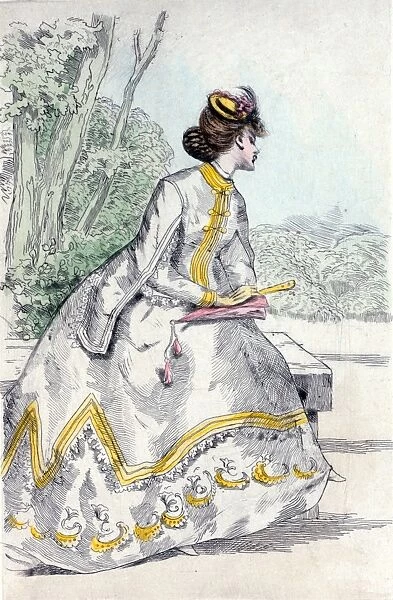 1869, Womens fashion in nineteenth-century Paris, Boutet, Henri (1851-1919)