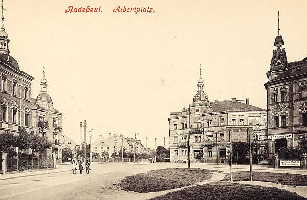 Albertplatz Radebeul Shops Saxony 1914 Landkreis MeiBen