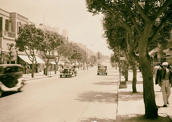 Allenby Street 1934 Israel Tel Aviv