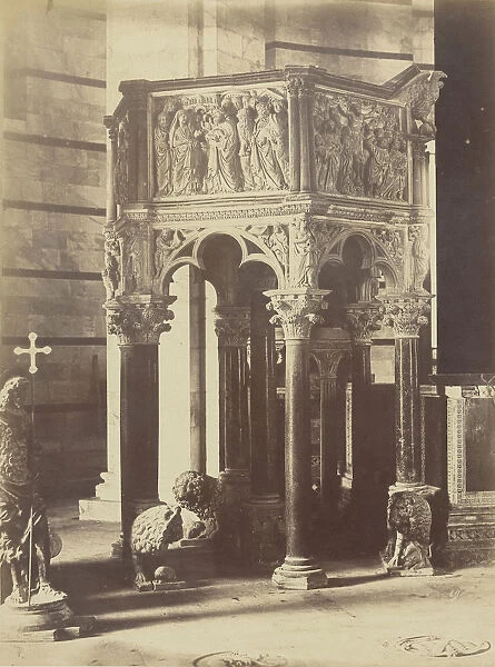 Altar canopy Fratelli Alinari Italian founded 1852