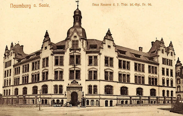 Barracks Naumburg Saale 1905 Saxony-Anhalt Neue Kaserne des 7