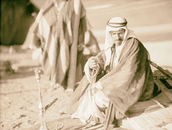 Bedouin life Trans-Jordan Sheik Muthgal Pasha