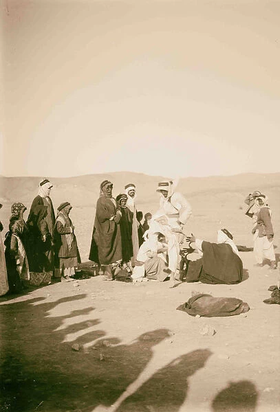 Beduin Bedouin jumping competition 1898 nomadic Arab