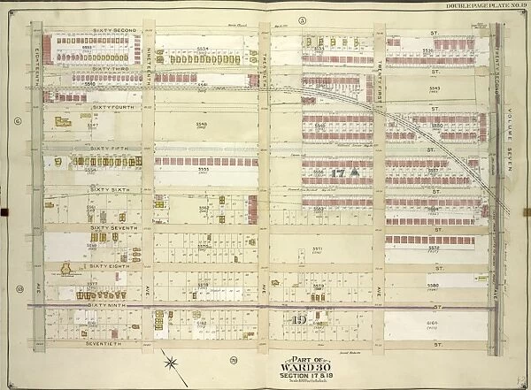 Brooklyn, Vol. 6, Double Page Plate No. 19;Part of Ward 30, Sections 17 & 19;Map