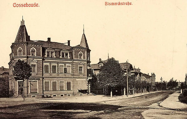 Buildings Dresden 1910 Cossebaude BismarckstraBe