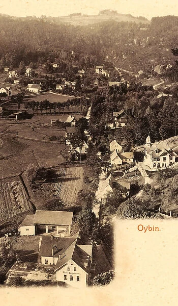 Buildings Oybin 1904 Landkreis Gorlitz Ort