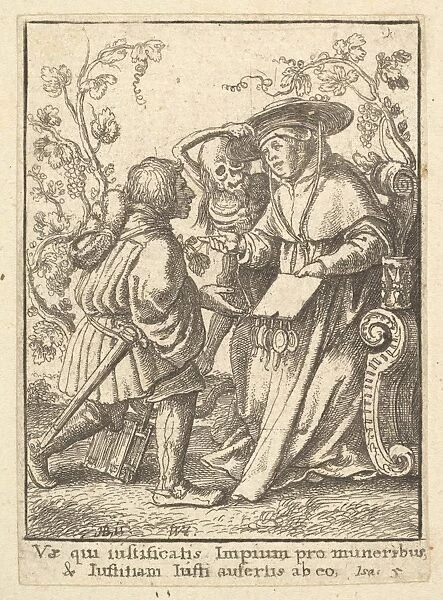Cardinal Dance Death 1651 Etching second state