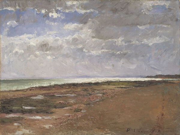 Carl Fredrik Hill Beach Luc painting 1876 oil