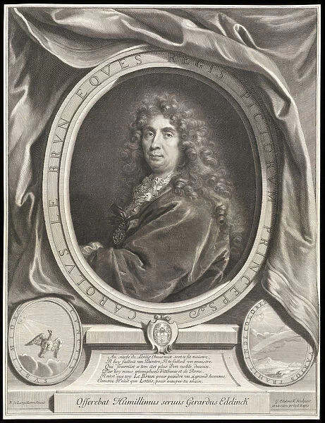 Carolus Le Brun eques regis pictorum princeps