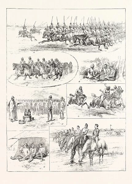 Cavalry Manoeuvres of the Bangalore Division, Madras Presidency, India: 1