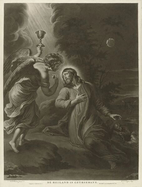 Christ in garden of Gethsemane. Charles Howard Hodges, Evert Mskamp, 1808