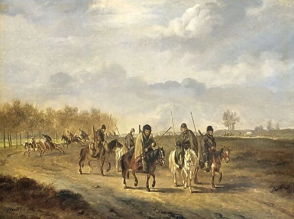 Cossacks country Road Bergen North Holland 1813