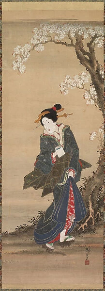 Courtesan 19th century Ikeda Eisen Japanese 1790-1848