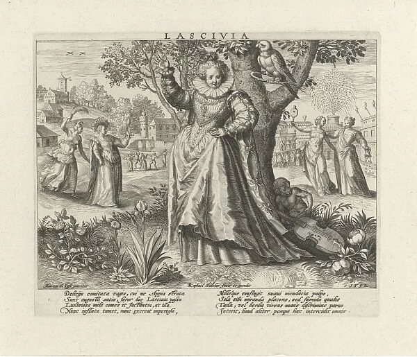 Debauchery, Raphael Sadeler (I), 1592